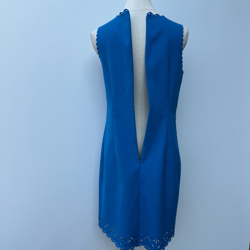 J.Crew Laser Cut Scallops Shift Dress Size 2 - Picture 6 of 10